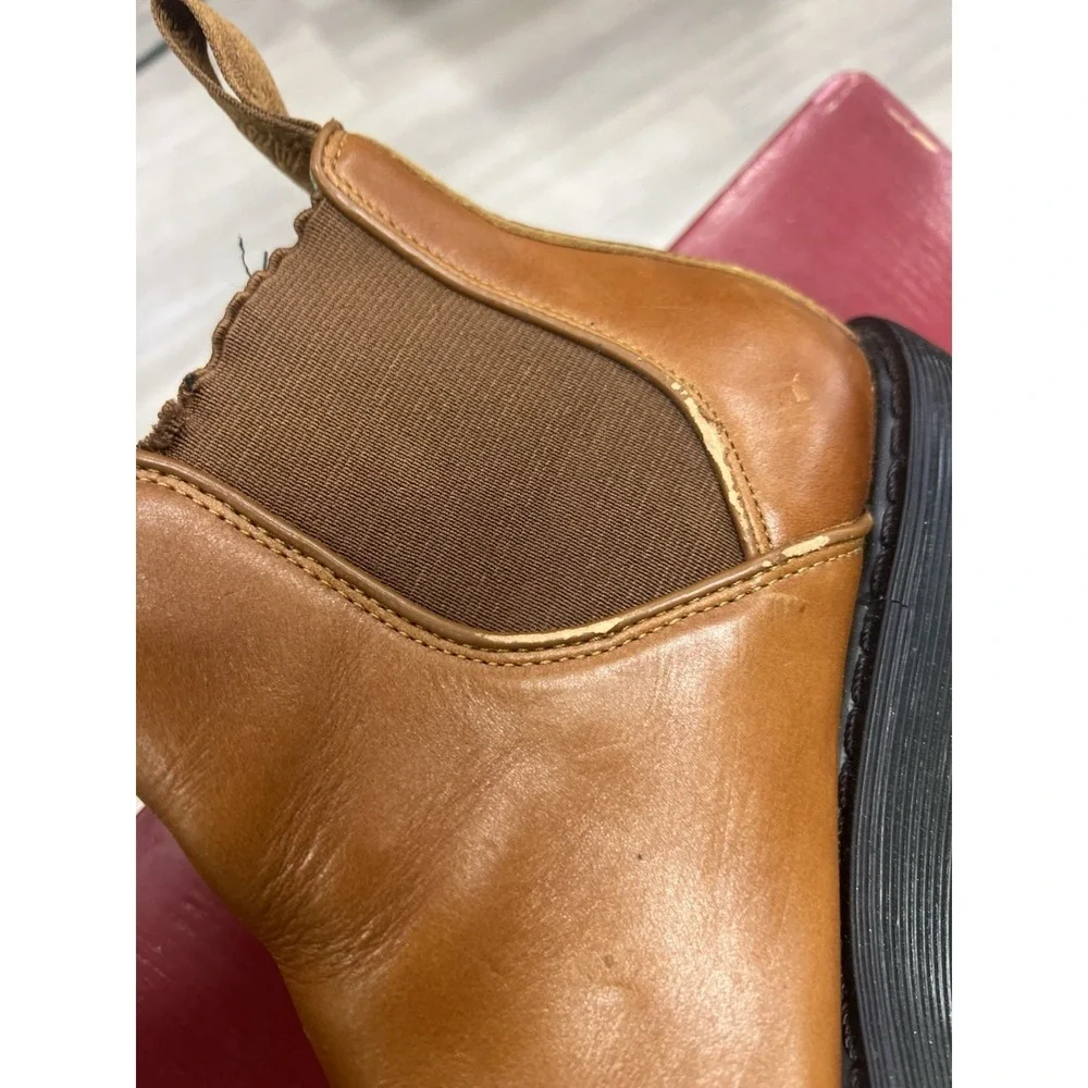 Dr. Martens Women's RARE Aerial Chelsea Tan Leather Platform Wedge Size 9 Or 9.5